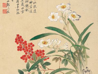 邹一桂 花卉册页