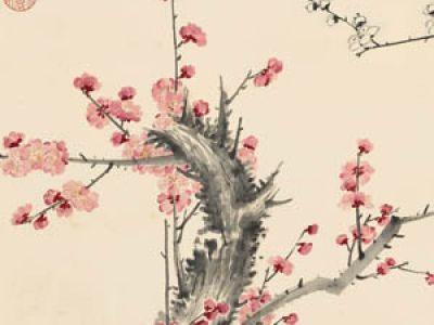 钱维城 春海罗英图